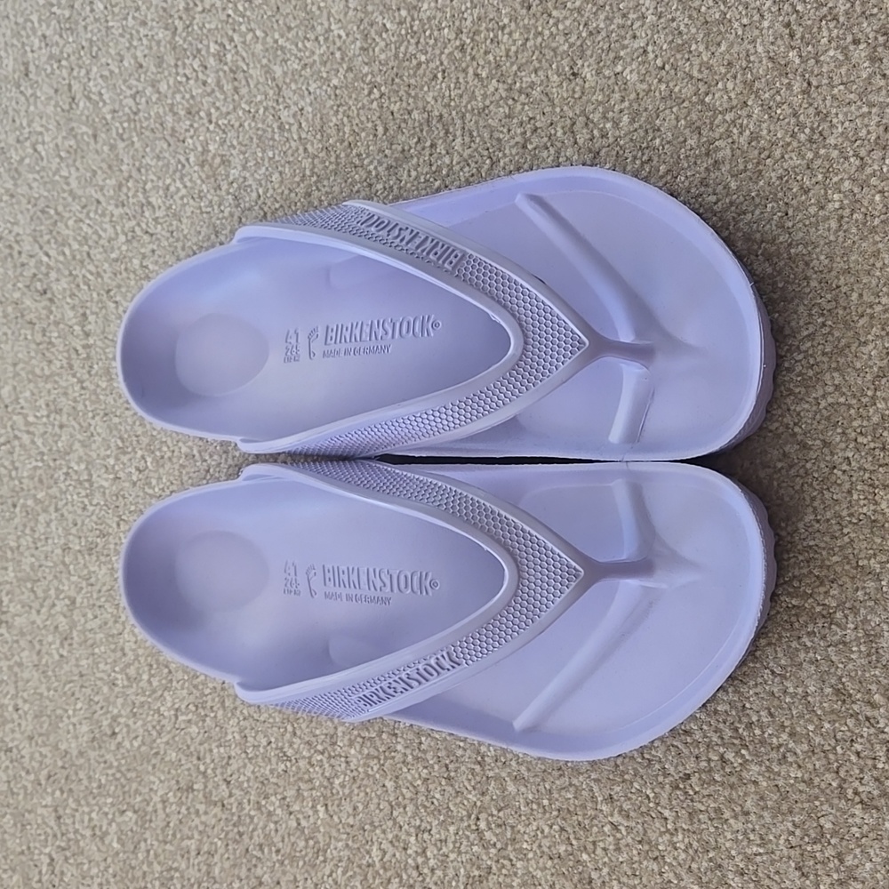 Birkenstock Honolulu EVA Sandals Purple Fog Size 41 US 10, New!!